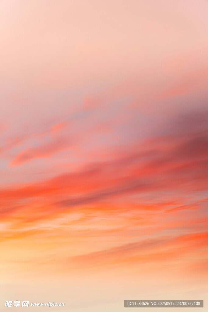 绚丽晚霞天空美景