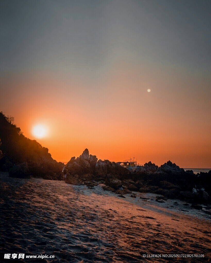 海边日落美景