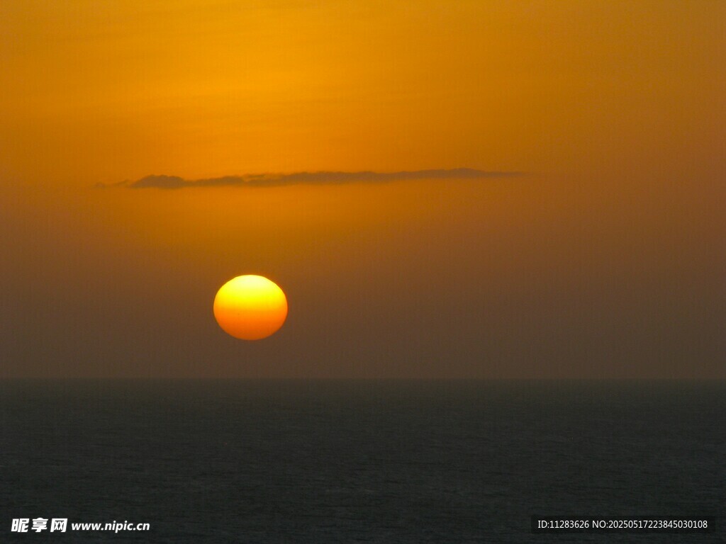 海上落日美景