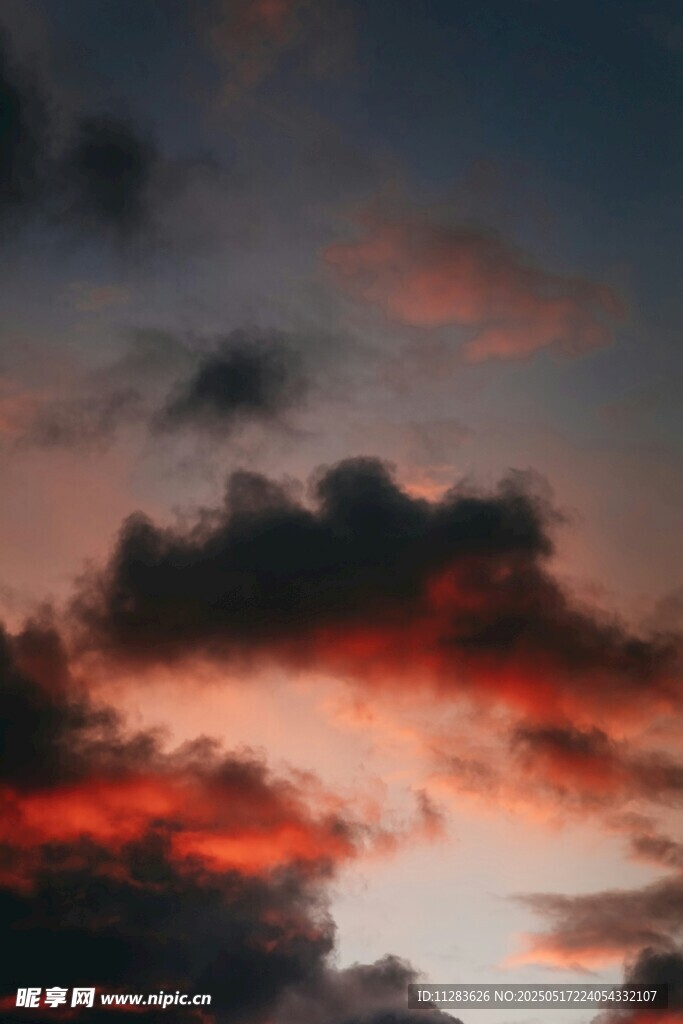 绚丽晚霞天空美景