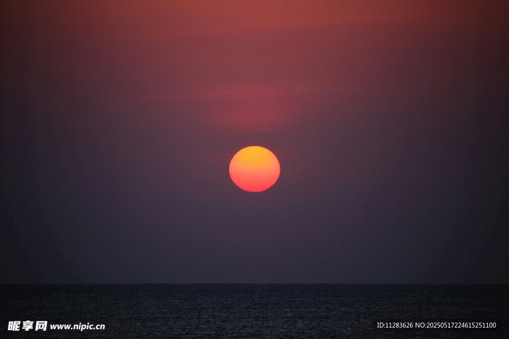 海上落日美景