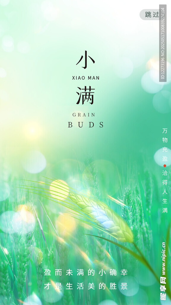 小满时节清新田园风光