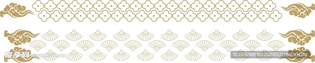 矢量装饰花边