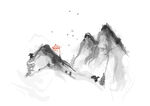 水墨山水意境图