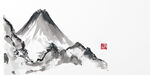 水墨山水图