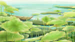 夏日荷塘美景