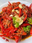 香辣美味小龙虾一盘