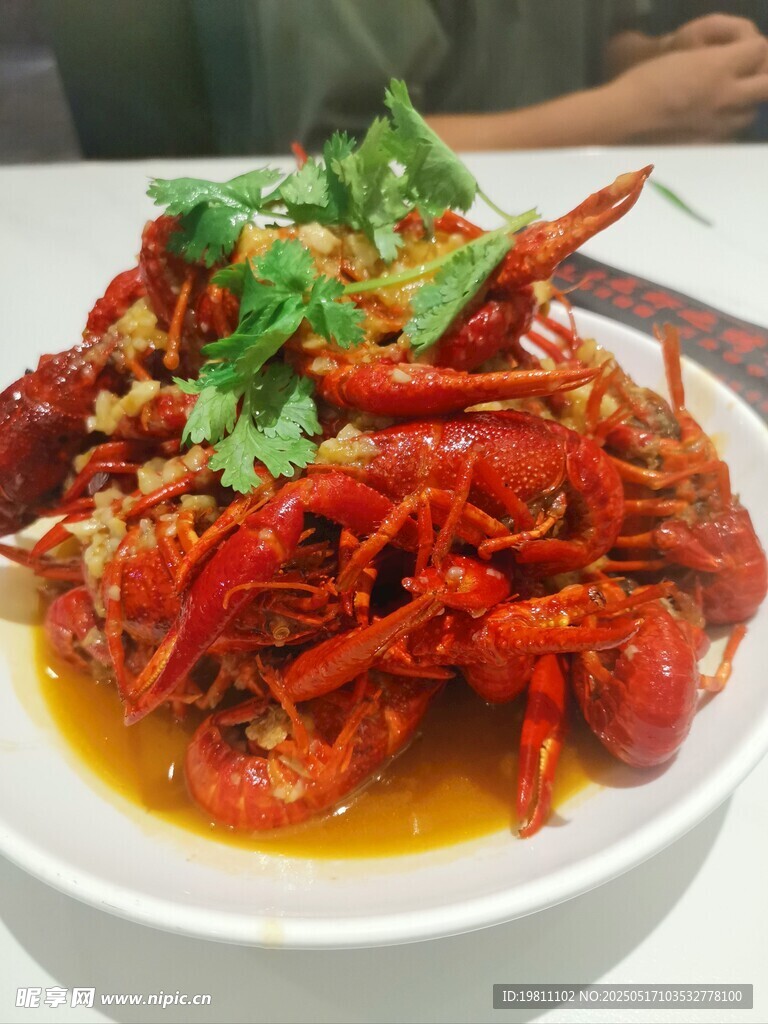 美味诱人的香辣小龙虾