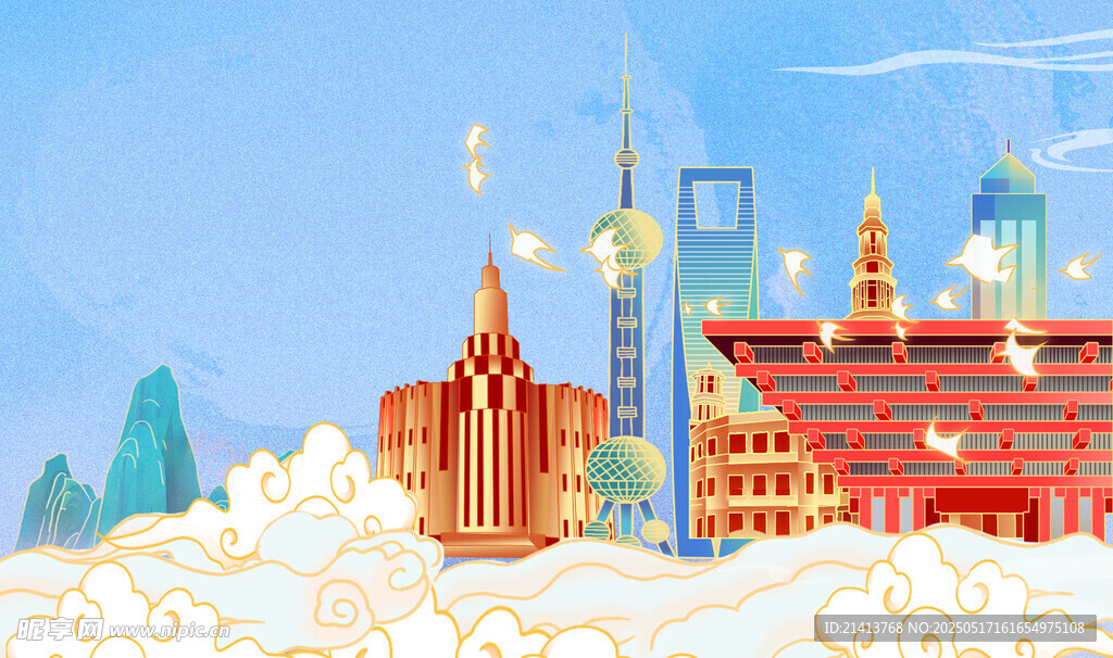 梦幻城市云端