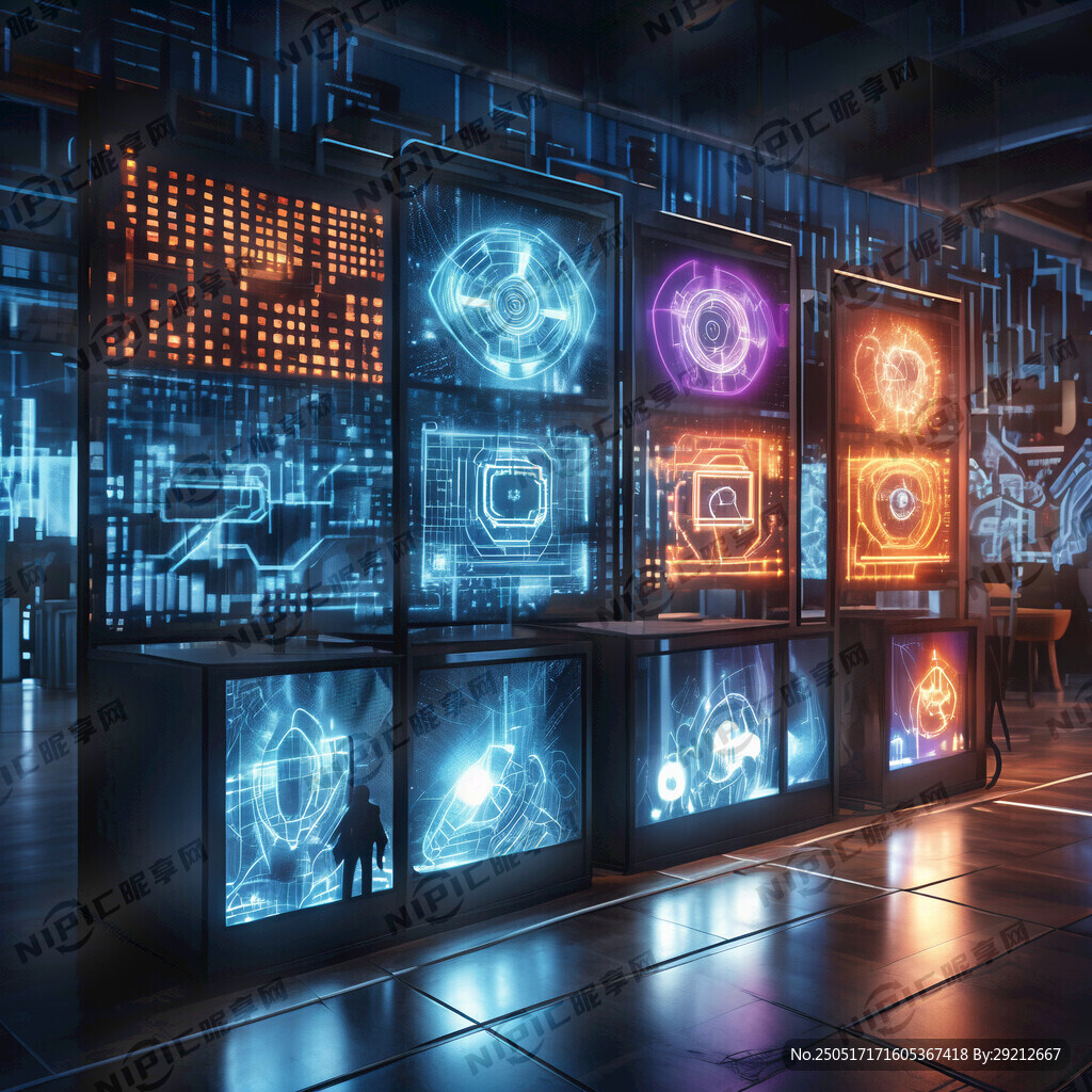 数字双创中心宣传灯箱片