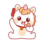 小马儿糖葫芦吃饼卡通表情包图片