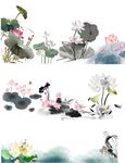 荷花素材
