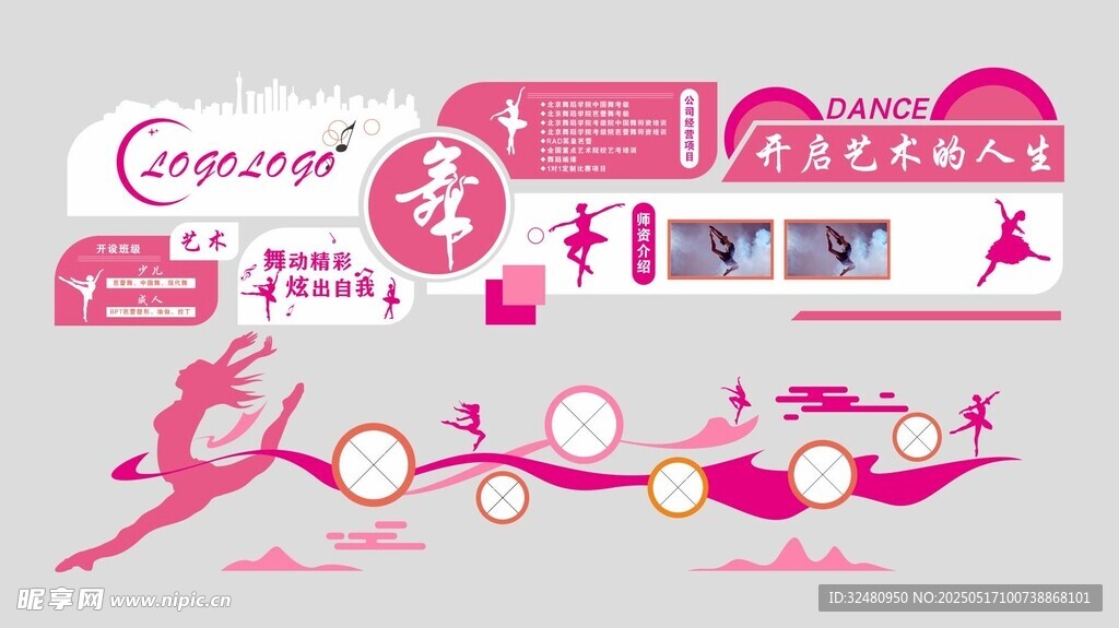 舞蹈文化墙