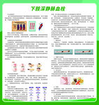 下肢静脉血栓科普展板