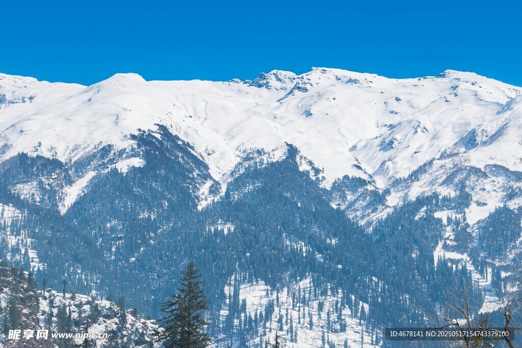 壮丽雪山美景