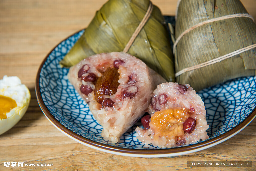 美味粽子展示
