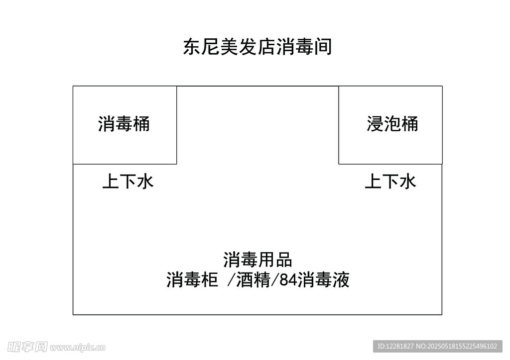 厨房平面示意图