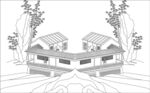 简约中式双层住宅设计图