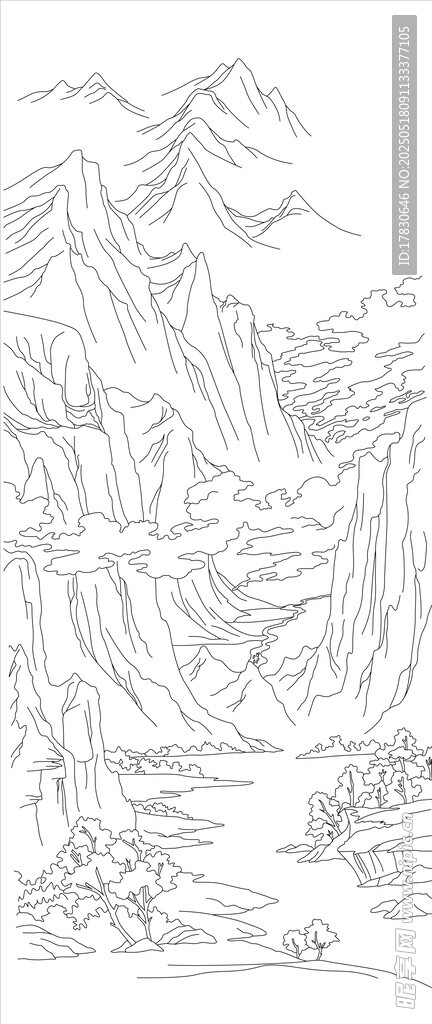 山水墨韵图