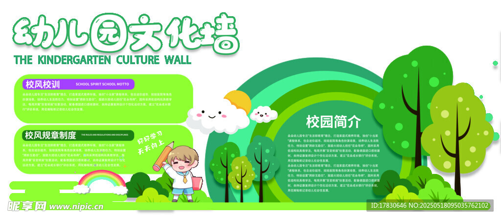 幼儿绿化主题手抄报设计