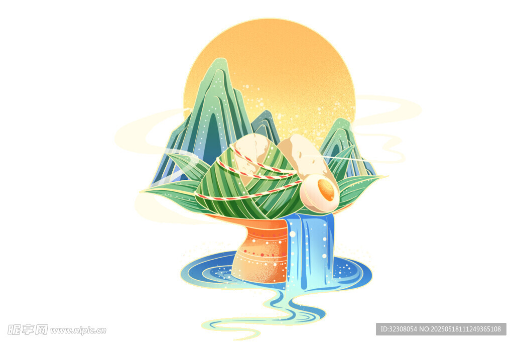 山水环绕的梦幻自然景观
