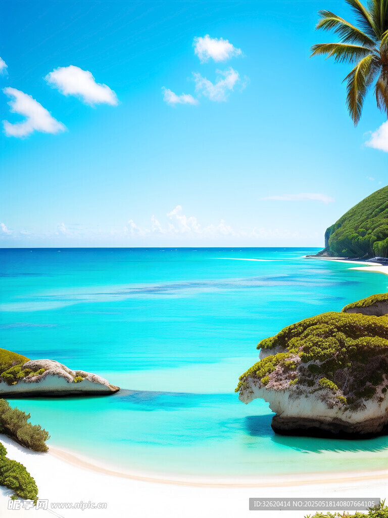 海滩 海水