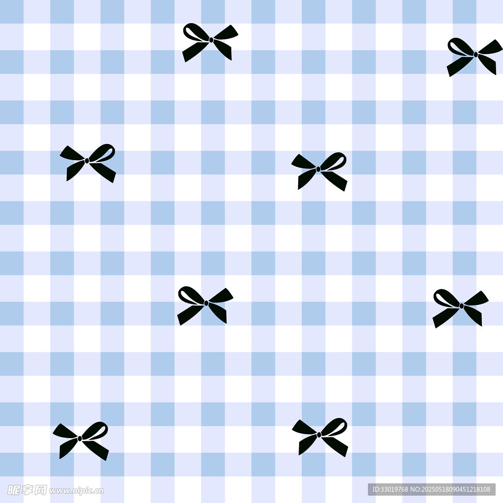 格子蝴蝶结