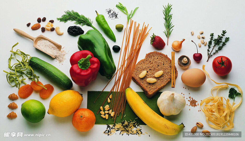 多样食材展示
