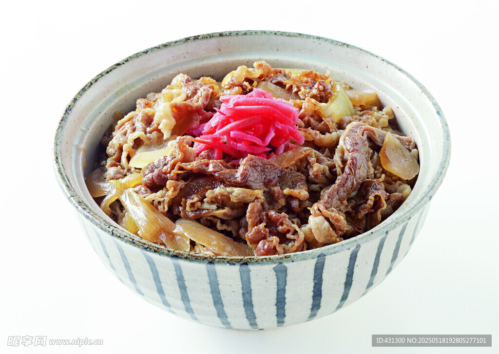 日式牛肉盖饭 美味诱人