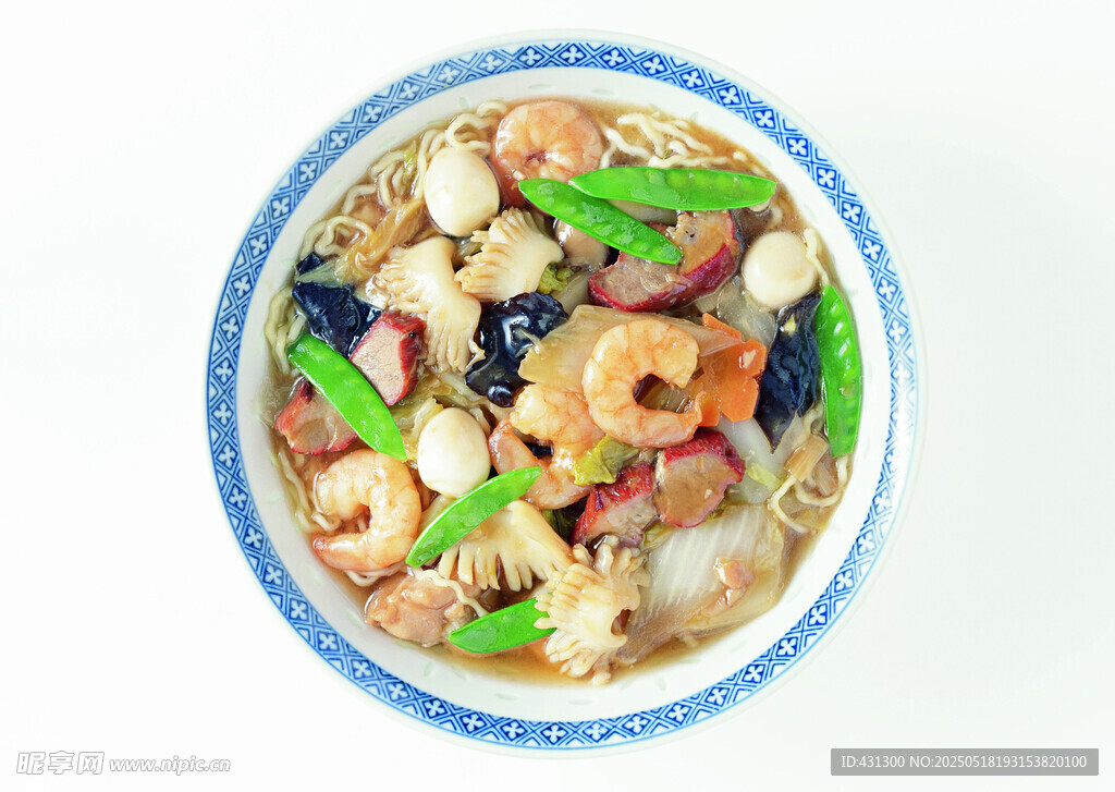 海鲜杂烩美味碗中佳肴