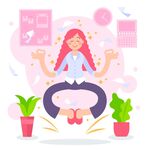 上班族插画  