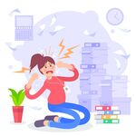 上班族插画  