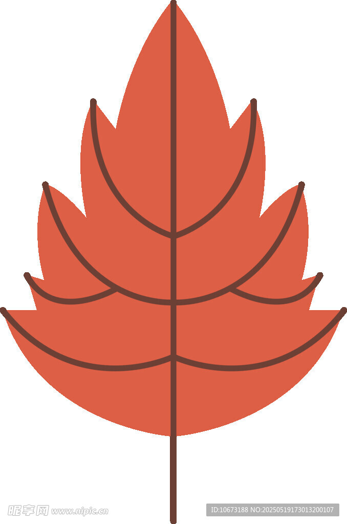 红色枫叶图标
