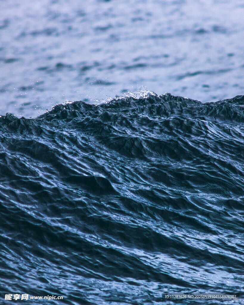 汹涌海浪特写