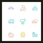 交通工具图标