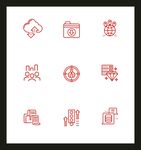 简约商务办公图标