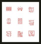 简约商务办公图标