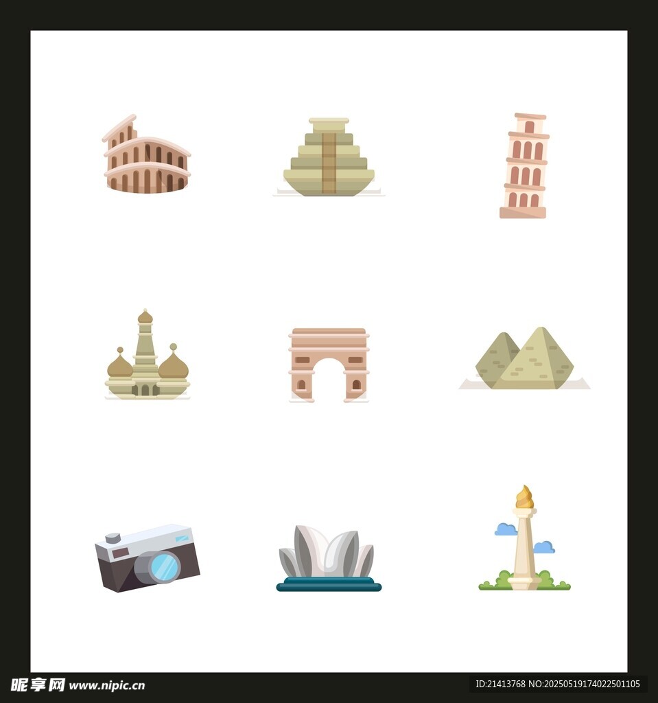 世界著名建筑图标