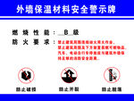 外墙保温警示牌