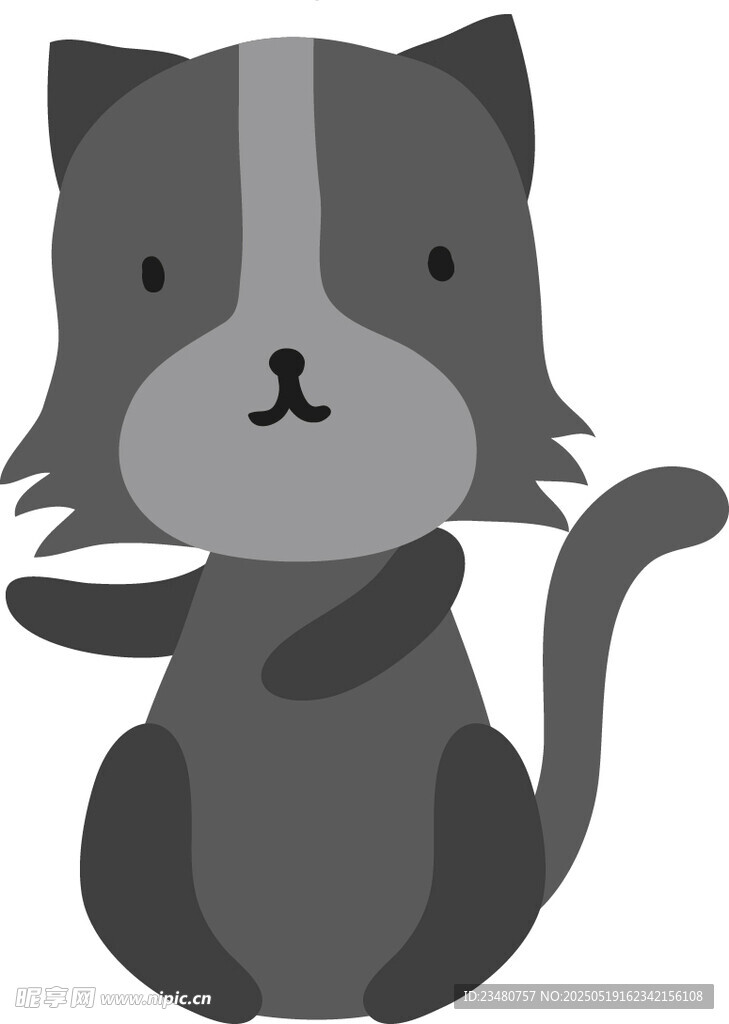 可爱卡通猫咪形象展示