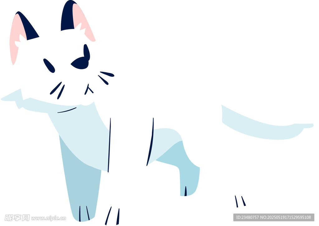 简约风卡通猫咪形象
