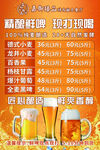 啤酒价目表