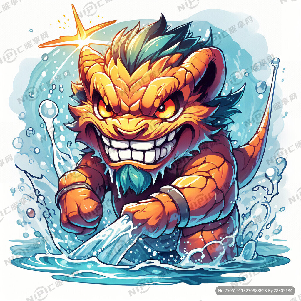 卡通水獺