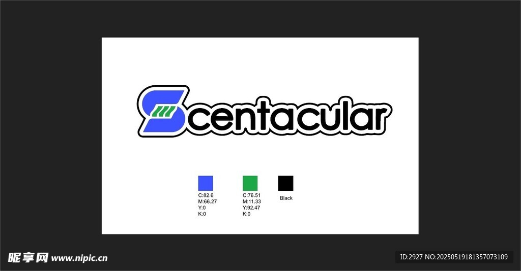 SCENTACULAR品牌标识