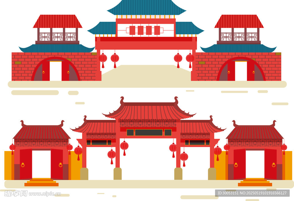 中式传统建筑元素集合