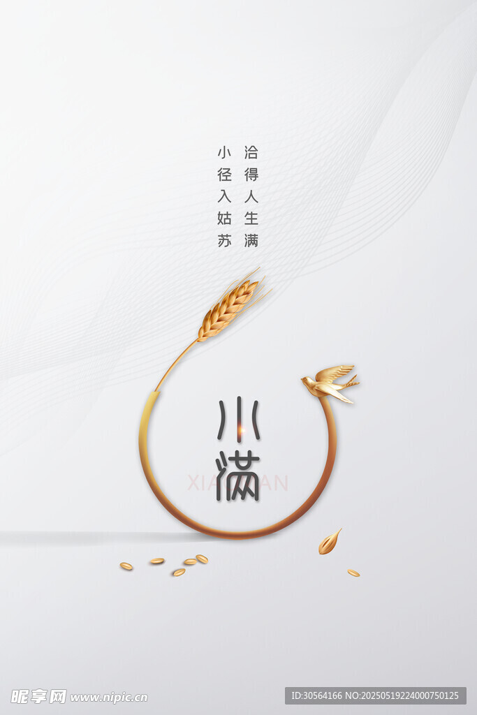 小满节气海报