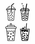 珍珠奶茶图标