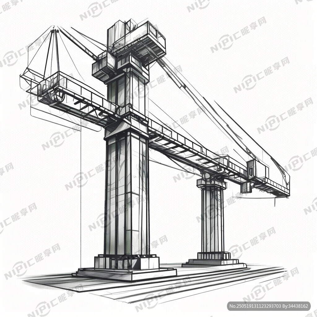 汽车吊吊钢柱子示意图