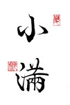 行书小满