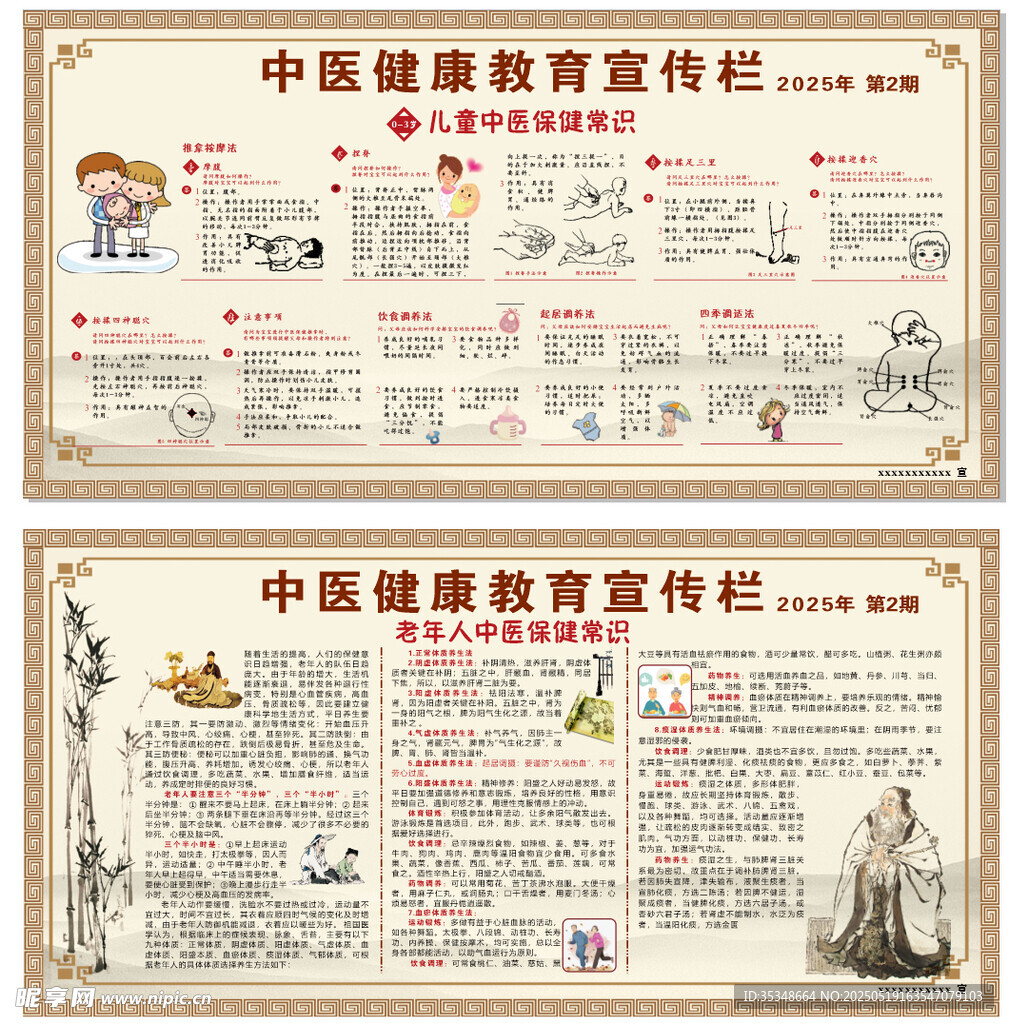 中医健康教育宣传栏